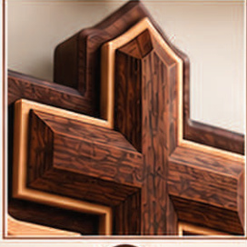 Dimensional cross detail from The Faith gift