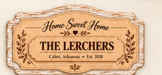 The Homestead personalized wooden gift